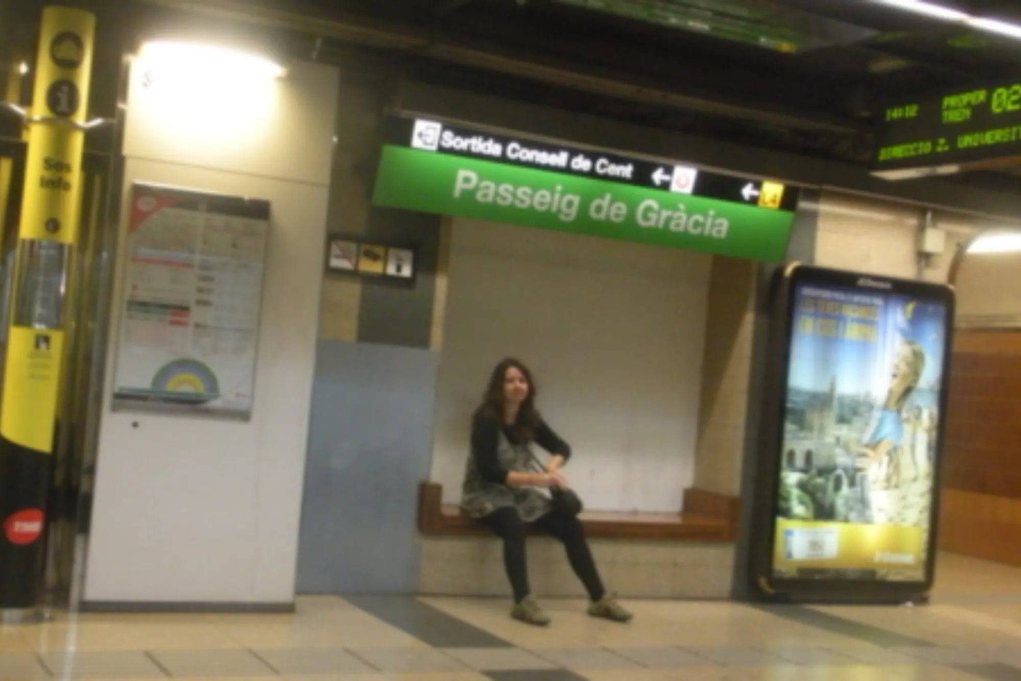 Exits From Passeig De Gracia Metro Station