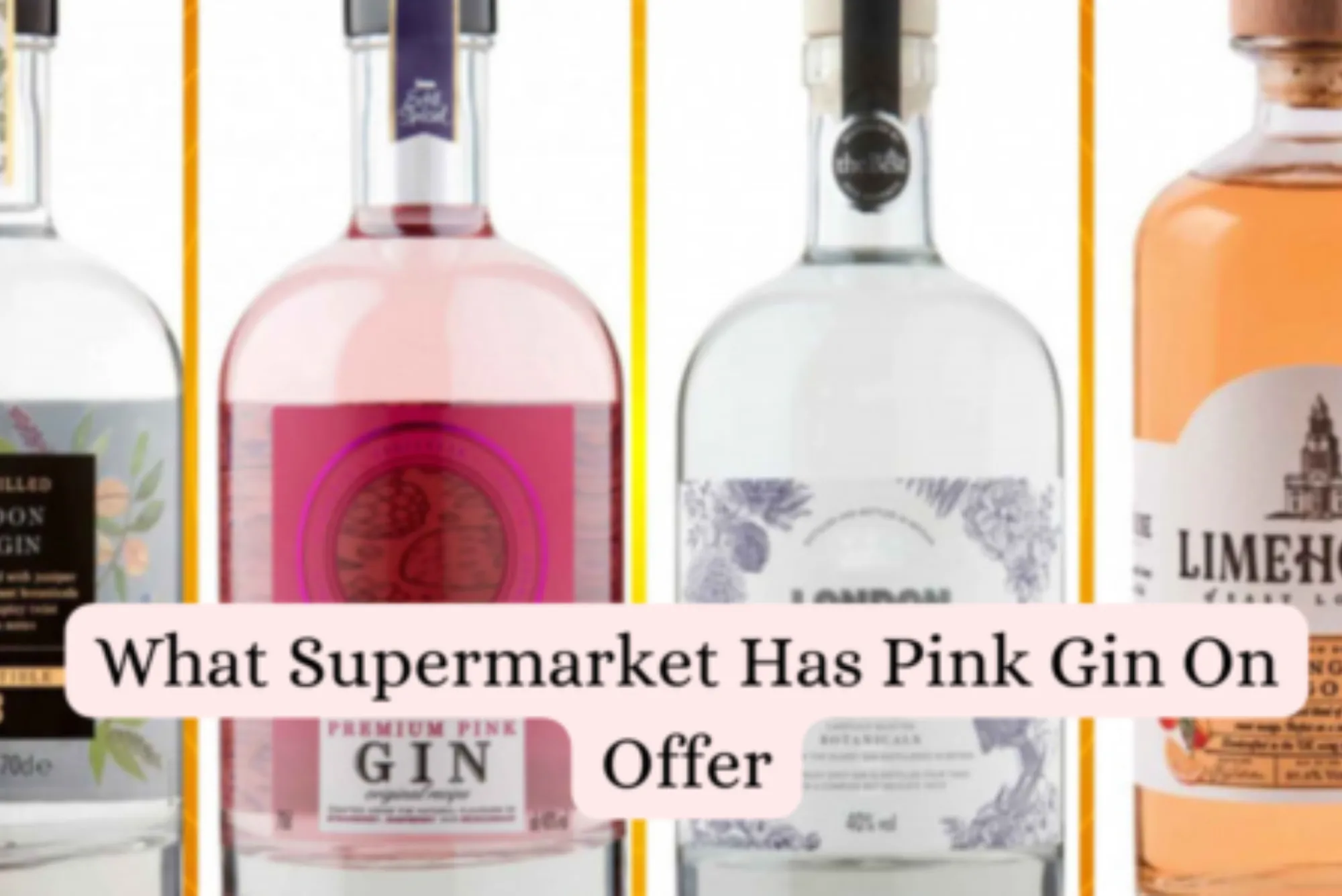 What Supermarket Has Pink Gin On Offer