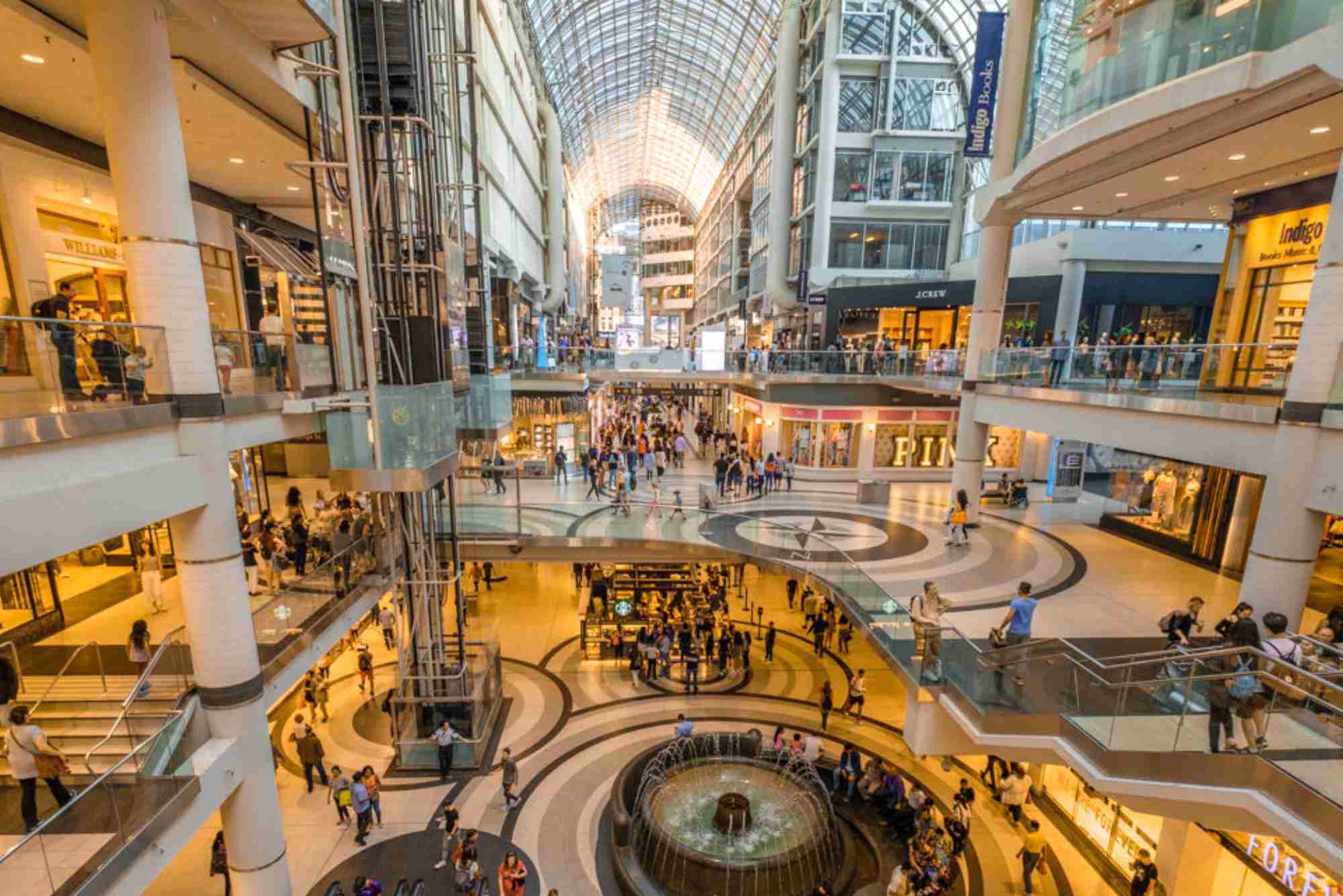 Toronto Eaton Centre Stores and Shortcuts
