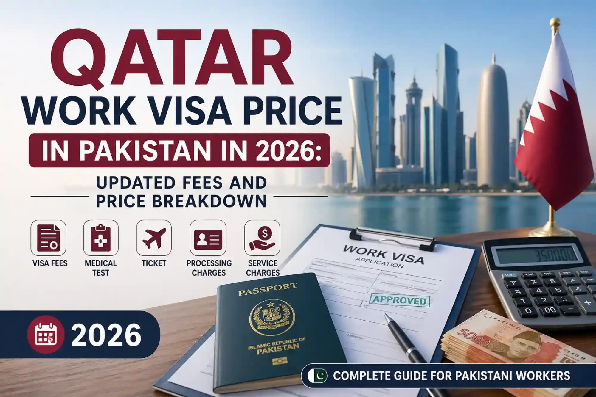Qatar Work Visa Price in Pakistan in 2026 Updated Fees and Price Breakdown